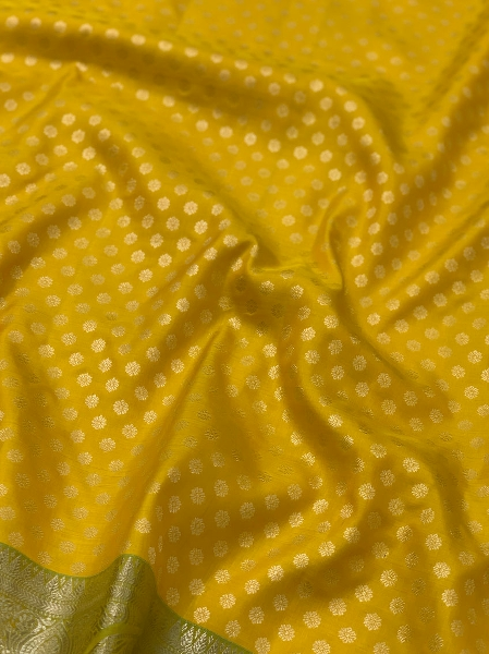 Kanjeevaram Silk Saree Yellow