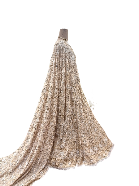 Pure & Premium Goergette Chikankari Lehenga Set