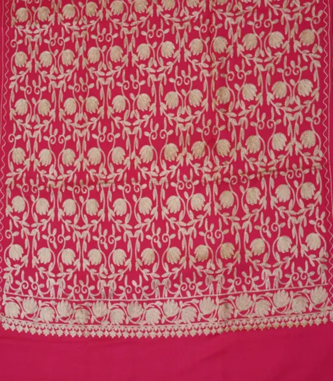 Pink Kashmiri Suit with stole