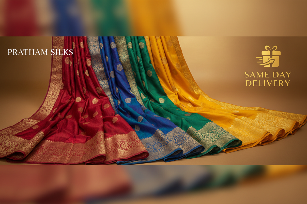 We sale pure silk saree same day delivery 